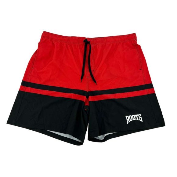 Roots | Men's Board Shorts | Red & Black | Size XXL - Picture 1 of 2